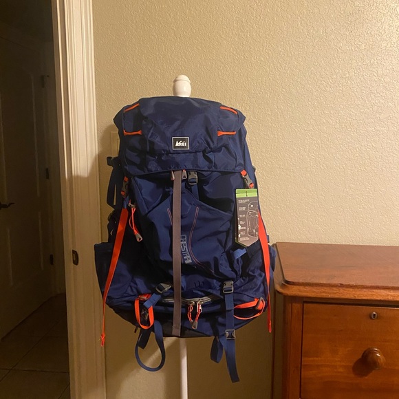 Hiking Camping Backpack-NEW REI Crestrail 70 Multiday Backpack - Picture 5 of 6